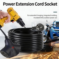 Extension Wire Heavy Duty Extension Wire 5/10/20/30M Long Extension Cord Flat Plug Socket