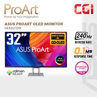 Asus 31.5" Proart PA32UCDM QD-OLED 4K UKD HDR10 240Hz 0.1ms 1000Nits Thunderbolt 4 Speaker Ultraslim