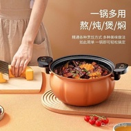 Wholesale New Universal Pumpkin Pressure Cooker Non-Stick Pressure Cooker Appearance Low Pressure Pot Induction Cooker Gas Stove Household