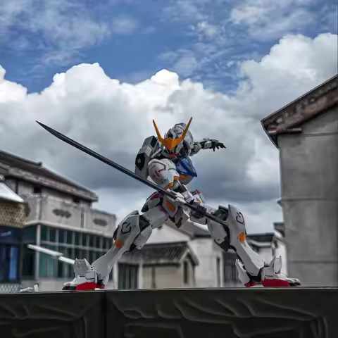 MG 1/100 Asw-G-08 Barbatos 4th Form Mecha Model Kit Assembly Action Figures With Water Decals Mobile