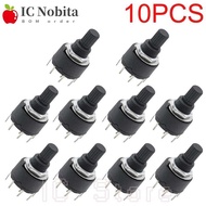 Yy 10Pcs Rs16 Rs26 Selectable Channel Single Deck Rotary Switch Band Selector 1P12t 2P6t 3P4t 4P3t