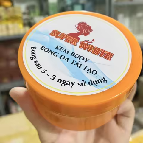 Kem Body Bong Da Tai Tao SUPER WHITE Dark Skin, Lightening, Brightening and Cleansing, Whitening Bod