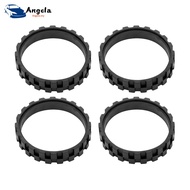 [ANGELA]4X Vacuum Robot Tires for Wheels Series 5/6/7/8/9/I7 S9+ Anti-Slip