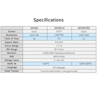 Gogal Dron SKYZONE 04X PRO Versi Dinaik Taraf FPV Dron Sayap Tetap Menerima DVR Video HD