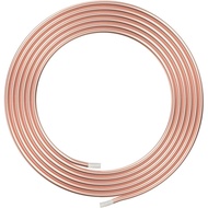 Aopin Refrigerator Refrigeration Tubing Soft Coil Tube Red Copper ID 2.5mm / 1/10" x OD 3.5mm / 7/50