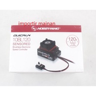 Esc brushless HOBBYWING 120A 10BL120A sensory for rc car 1:10 scale HSP rc car sakura D4 TAMIYA