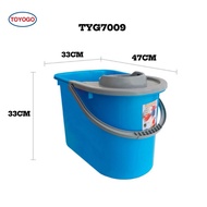 Fast TOYOGO 46L Mopping Pail w wheels Water Pail Mopping Bucket House Cleaning Bucket Pail / Baldi M