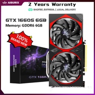 【100%New】AISURIX Geforce GTX 1660 SUPER 6G Gaming Graphics Card 6GB GDDR6 192Bit 1530Mhz 1785Mhz NVIDIA Video Card