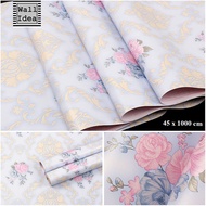 Wall Ideas วอลเปเปอร์ผนัง สติกเกอร์ผนัง PVC มีกาวในตัว #ลายคลาสสิค