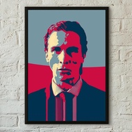 โปสเตอร์ภาพยนตร์ American Psycho ติดได้เอง กันน้ำ สติ๊กเกอร์สำหรับตกแต่งผนังคาเฟ่ บาร์ และห้องนอน 04
