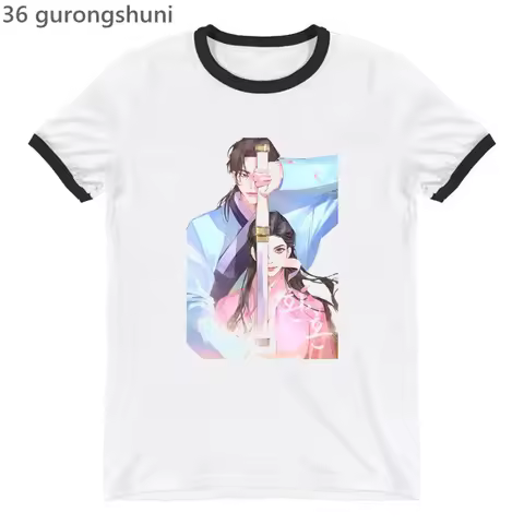 Tee Shirt Femme Alchemy Of Souls Graphic Print Camiseta Mujer T Shirt Summer Korean Clothing Women'S