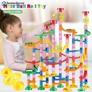 HOMEDECOR DIY Construction Marble Run Race Track Building Blocks Kids 3D Maze Ball Roll Toys Childre