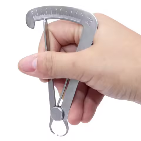 1pc Dental Gauge Caliper Dentist Tools Dental Caliper for Metal/Wax Dental Lab Tool