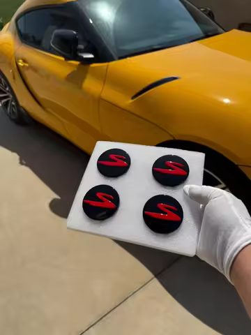 For Toyota Supra GR A80 A90 Modified Wheel Hub Cap Whell Center Emblem