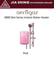 Aerogaz S890HP Slim Design Instant Water Heater (Pink)