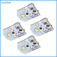 Wor* 4pcs Replacement LED Lights for WR55X11132 WR55X25754 GFE36GGHEWW GFA26GGHFBB