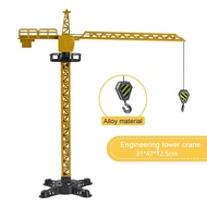 Alat Berat Crane Hang Tower 1:55 Diecast Miniatur Tower Alloy Crane Mainan Alat Berat Konstruksi