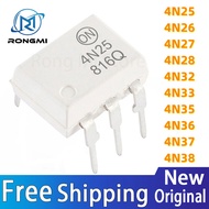 20pcs New 4N38 4N37 4N36 4N35 4N33 4N32 4N27 4N28 4N25 4N26 DIP-6 IC Optocoupler In Stock Wholesale