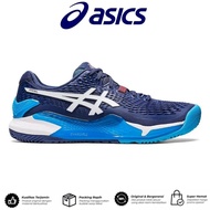 ASICS GEL RES0LUTI0N 9 Clay Black Blue Tennis Shoes" 40-44