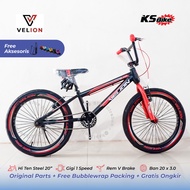 BMX Velion Ban Jumbo 3.0 20 Inch Sepeda Anak Laki Laki Umur 7, 8, 9, 10 tahun Rem V Brake KS Bike Cirebon