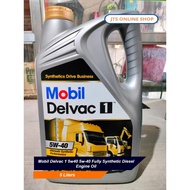 【Strongly recommend】 Mobil Delvac 1 5w40 5w-40 Fully Synthetic Diesel Engine Oil