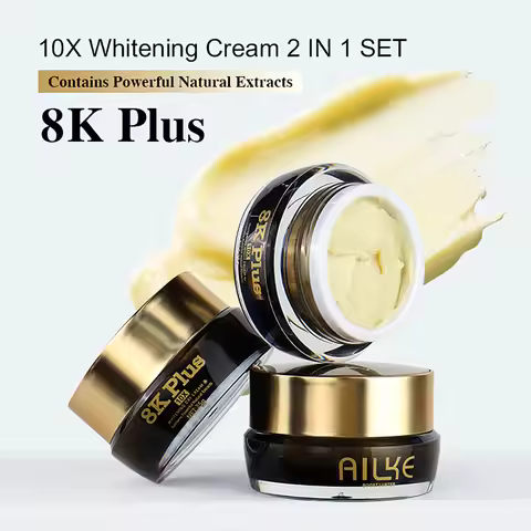 AILKE Whitening Face Cream, Reduce Dark Spots, Inhibit Melanin, With Collagen, Glutathione, For All 