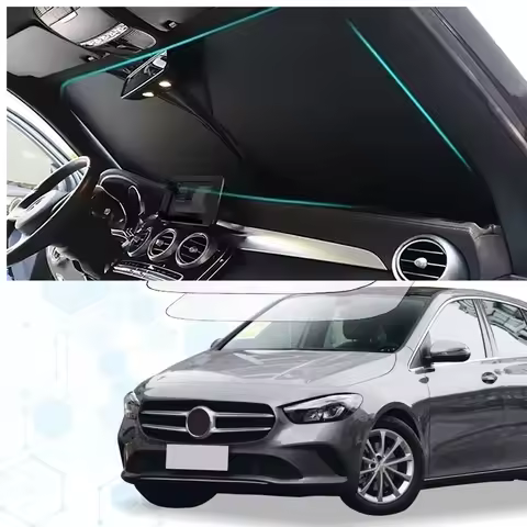 Windshield Sun Shade For Mercedes Benz B Class B180 B200 W245 W246 W247 Sunshade Sun Visor Protector