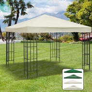 Garden Gazebo Top Cover 3x3M Canopy Replacement Pavilion Roof 1/2 Tier  for Outdoor Camping Garden S