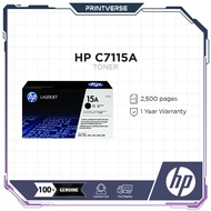 HP C7115A 7115A 15A Original Laserjet Mono Toner Cartridge / 2.5k Pages / HP LaserJet 1000 1200 3300