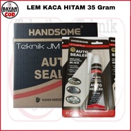 Lem Kaca Silicone [ Clear Bening 35 Gram - Black Hitam 35 Gram - Merah 35 Gram Gasket ] GasAquarium 