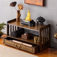 Altar Buddha Shrine Home Modern Style Buddha Statue Altar Altar Incense Burner Table Prayer Altar Ta