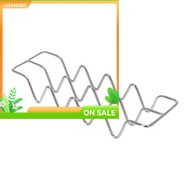 <LSAR Sale>Taco Holder  for Stand Stainless Steel Taco Trays Taco Tray Use As Shell Baking Rack