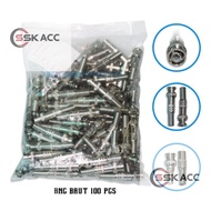 Bnc. connector Bnc. connector Bnc. bnc connector (100 pc) -COMPUTER