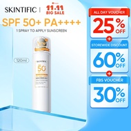 [Best Seller] SKINTIFIC All Day Light Sunscreen Mist SPF50 PA++++ -Facial Sunblock Face Sunscreen Sp