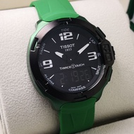 ready stock _Tissot_T_Race Touch Silicon Strap Dual Time for Men