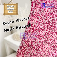 Abstract Pattern Viscose Rayon Fabric Lace Fabric