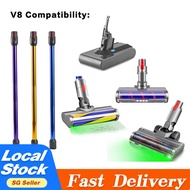 【SG Local】Compatible Soft Roller Brush Dyson | Wand Dyson | V8 Battery For V7 V8 V10 V11 V15 Vacuum 