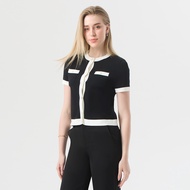 ESPADA เสื้อคาร์ดิแกน สีดำ | Cardigan | 05025