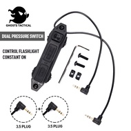 ไฟฉายใหม่เพิ่มรีโมทคอนโทรลแรงดันสวิตช์คู่ M300 M600 A2 DBAL PEQ-15 PEQ16สองสวิตช์เปิดปิด SF 2.5 3.5เ