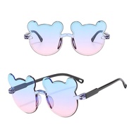 Children's Sunglasses, Cute Cartoon Bear Design, Uv Protection, Suitable For Outdoor C6h6