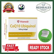 【Buy 3 Free 1】100% Original CoQ10 Ubiquinol Health Supplement 100mg Softgel 30s EXP：2026-05
