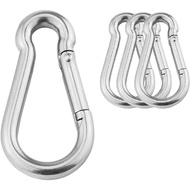 3.1 Inch M8 Steel Spring Snap Hook, Holds to 396lb/180kg (Max) for Gym,Exercise Machine, Heavy Duty 