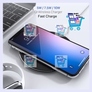 [ 1 UNIT ] Mobile Phone Qi Wireless Charger 10W 7.5W 5W for iPhone 12/11pro/12 pro s10/S9/S9+/S8/S8+