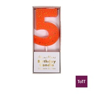 Meri Meri Colored Number 5 Candle