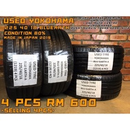 USED TYRE 225 40 18 YOKOHAMA MERCEDES A CLASS W176 CLA C117 GOLF CIVIC FD FB INSPIRA