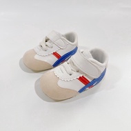 Honeyhope - Asics Prewalker Baby Shoes White Blue Unisex Age 0-12 Months/Asics Sneakers Model Boys And Girls