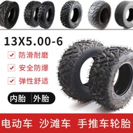 Tayar untuk ATV 13-inci, kereta tangan, go-kart, mikro-tiller 13x5.00-6 4.10-6, tayar vakum, tiub da