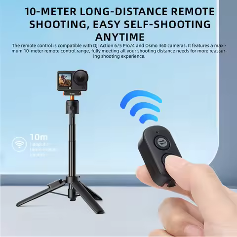 Selfie Stick Magnetic Tripod 21" Selfie Stick Tripod for DJI Osmo Action 6/5 Pro/4 Mini Extension Ro