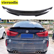 New Auto Car Spoiler Wing For BMW X6 F16 2015-2019 FRP / Carbon Fiber Car Rear Trunk Lip Spoiler Tai