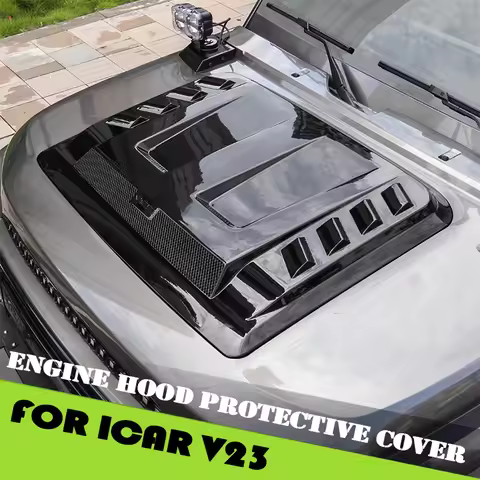 Car Engine Hood Cover Suitable for Chery ICAR V23 V23s Modified Car Engine Hood Decoration Protectiv